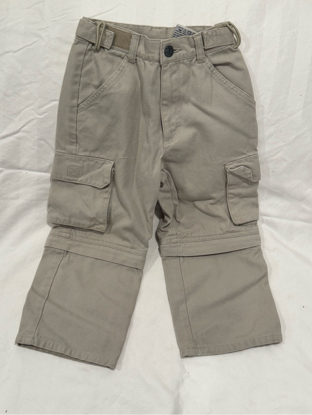 LEGO Kids Convertible Cargo Pants - Light Khaki